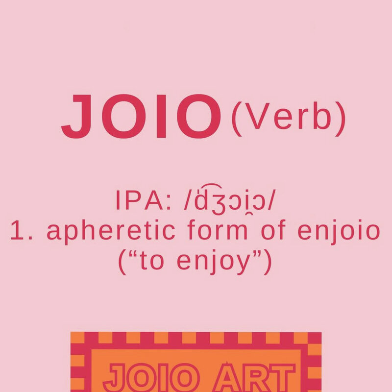 Joio Art Instagram post